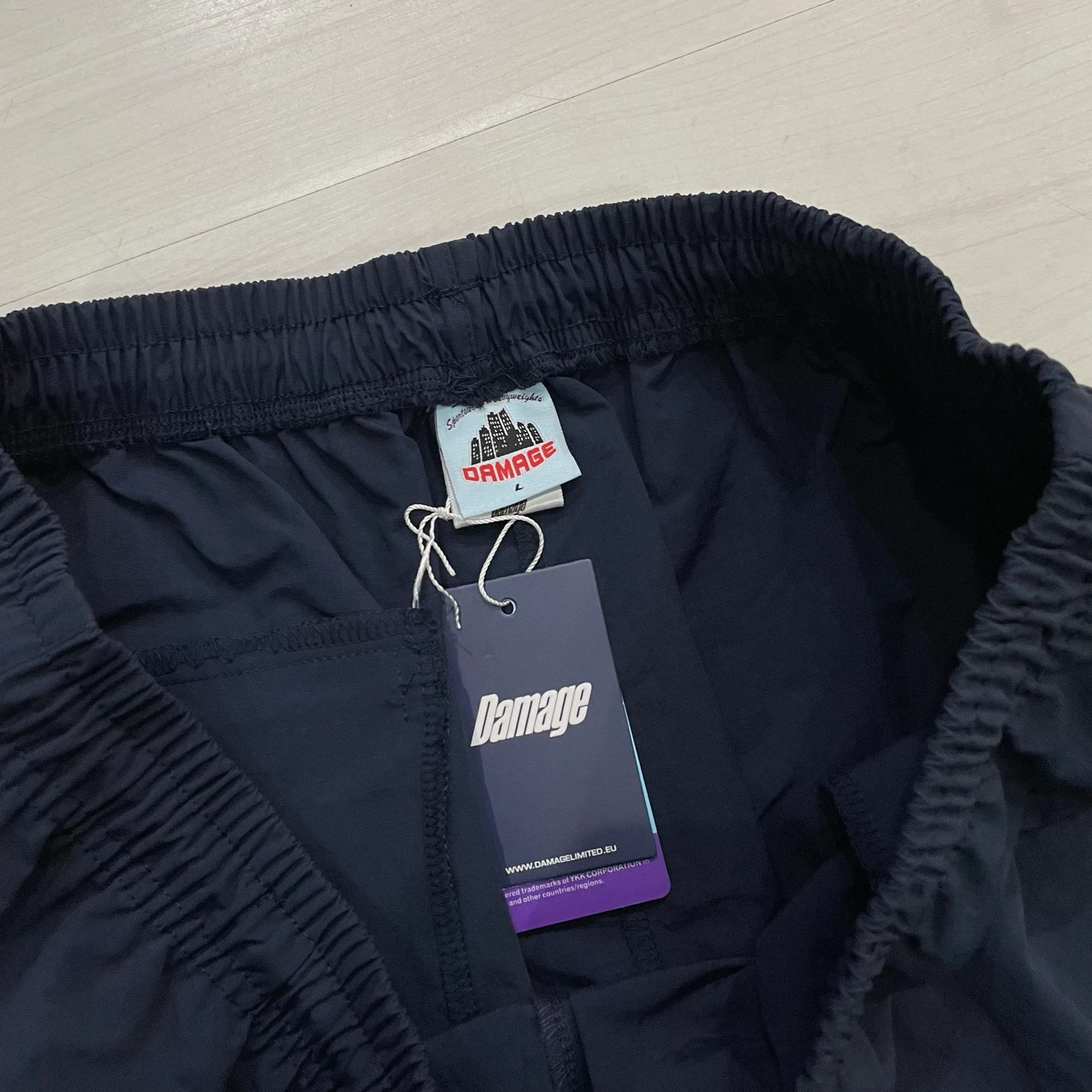 Pantalon Damage - Cargo Track Pants (Marine) – photo 4